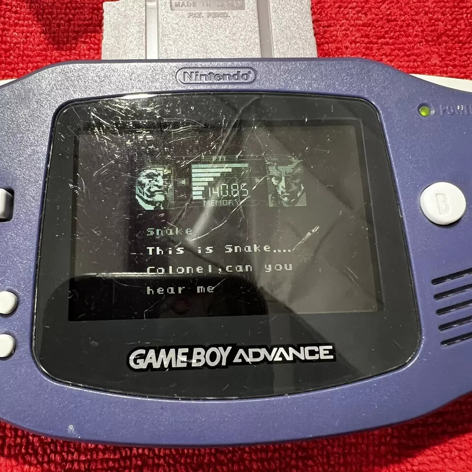 🔥 LIMITED RUN Metal Gear Solid Nintendo Game Boy Color GBC GBA TESTED SAVES NEW