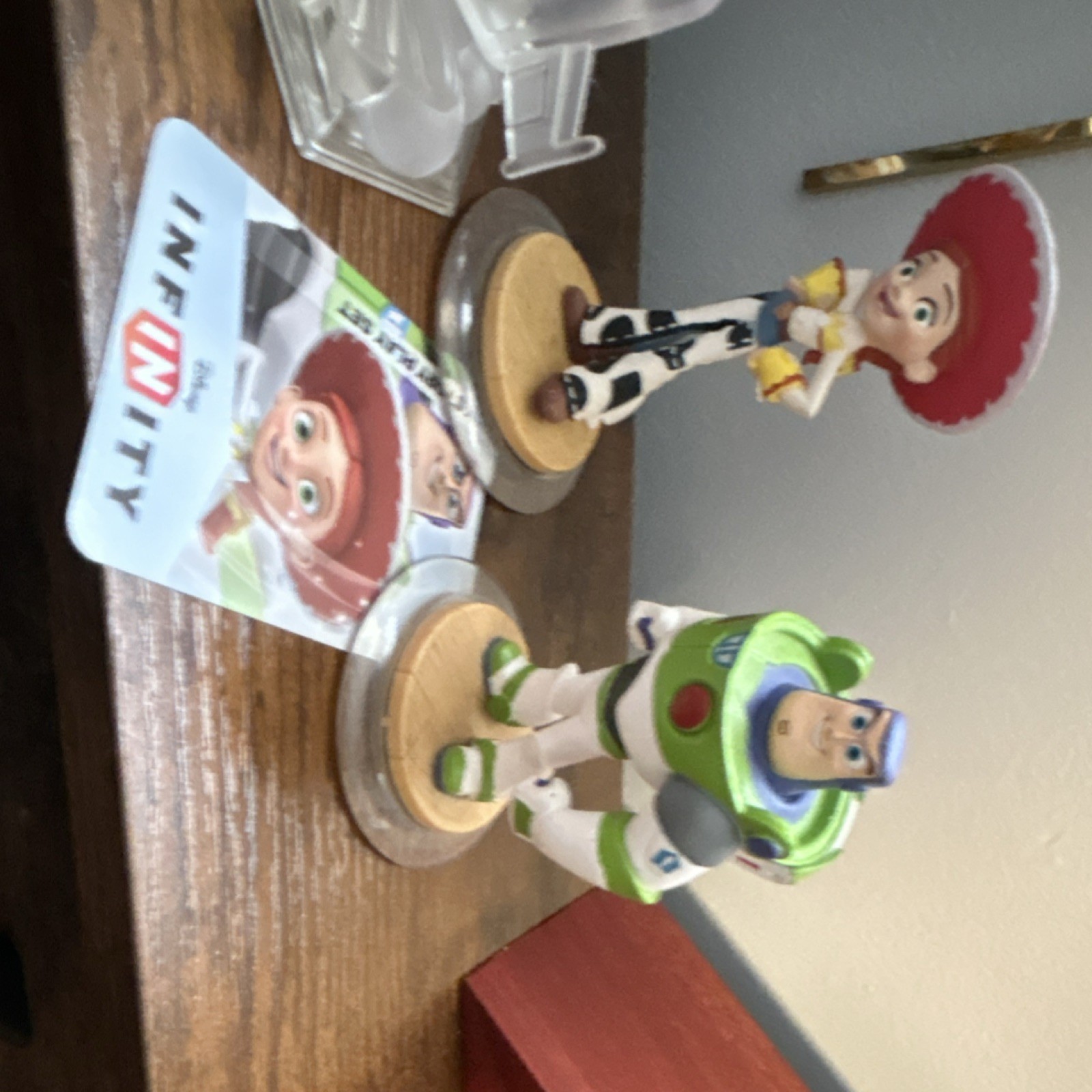 Disney Infinity Interactive Toy Story Figures Woody Jessie Buzz Lightyear