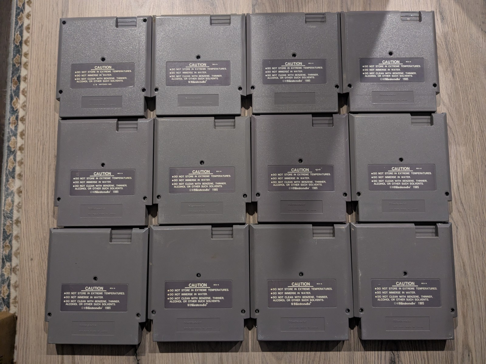 Lot of 12 NES Games | Ikari Warriors Galaga Rollergames Flying Dragon | Nintendo