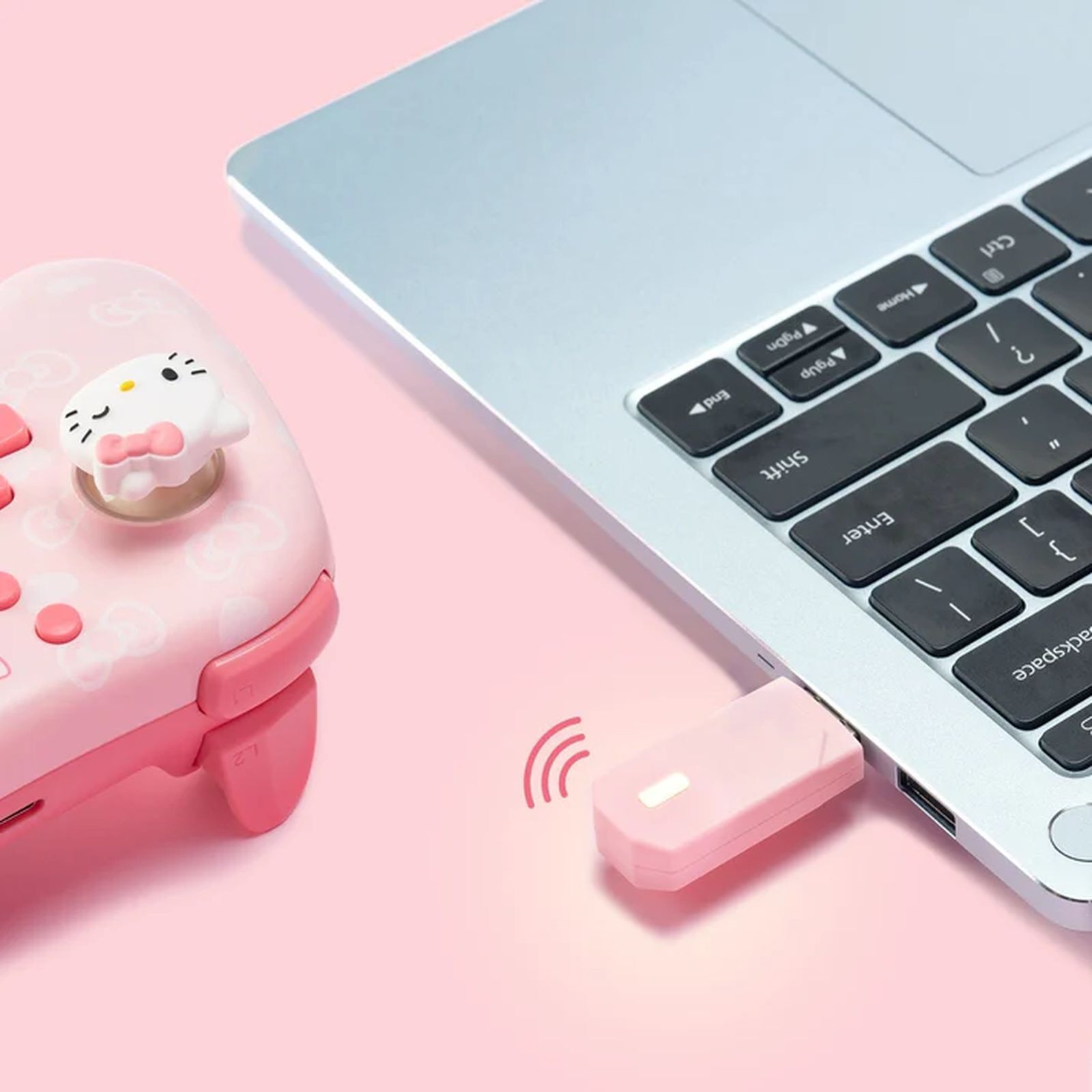 Cute Wireless Pro Controller: Bluetooth Gamepad for PC/Switch/iOS/Android/Linux