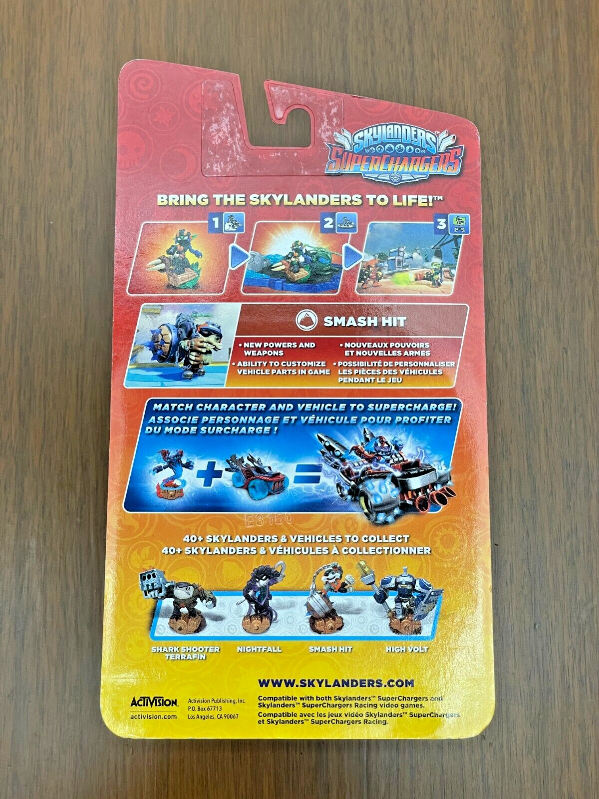 NEW! G2 Skylanders SuperChargers Smash Hit Character Pack