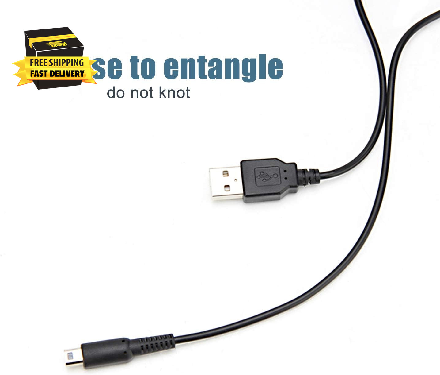 3DS USB Charger Cable, Power Charging Lead for Nintendo New 3DS Xl/New 3DS/ 3DS