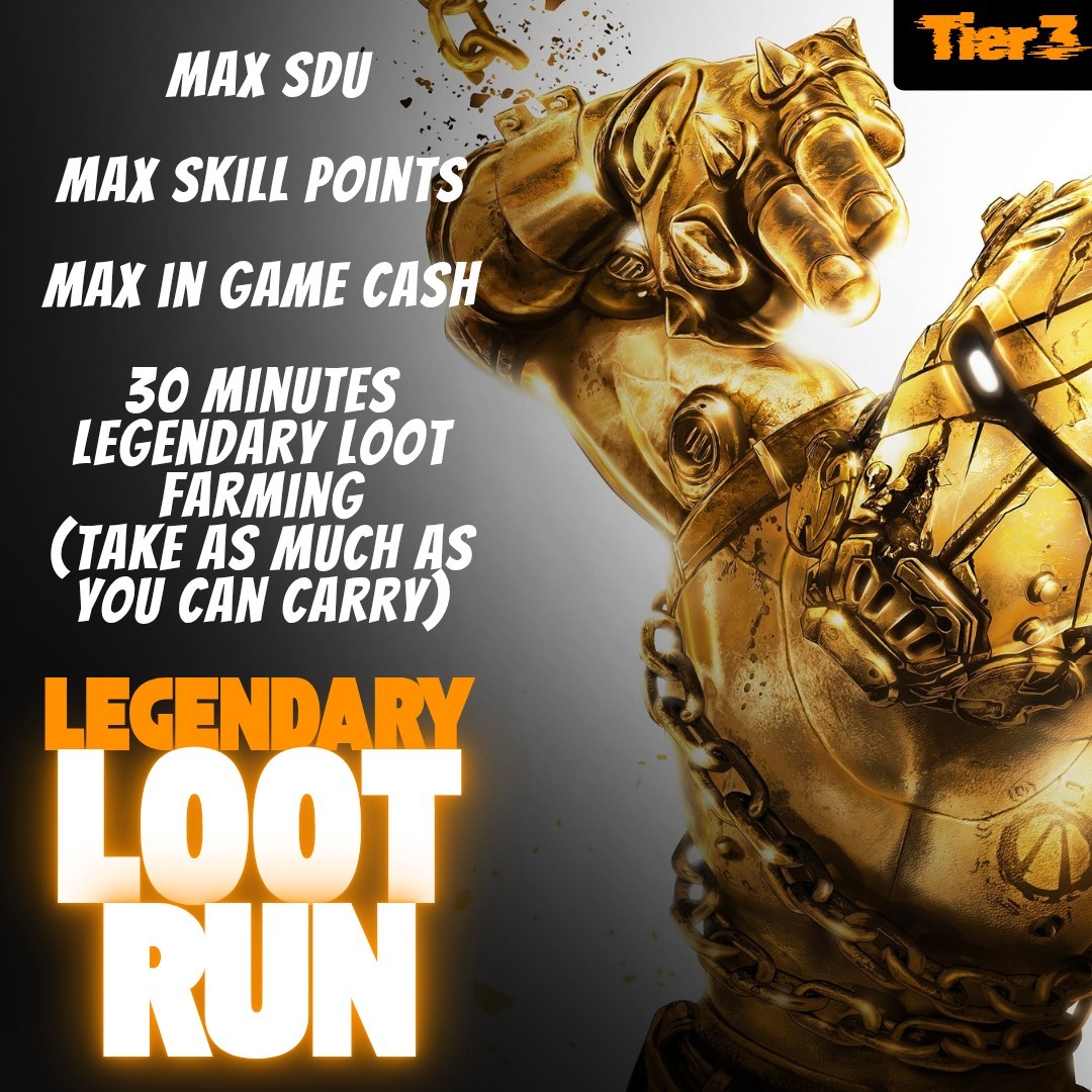 Borderlands 4 Complete Boost | Level 50, Max Cash, Max SDUs & Legendary Loot🔥