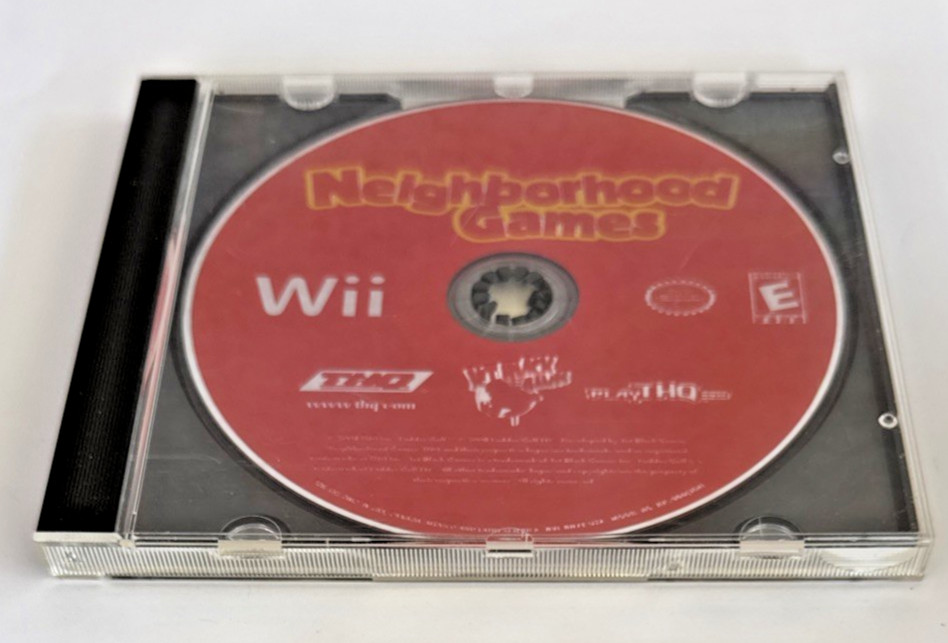 Neighborhood Games (Nintendo Wii 2009) Game Disc / Generic Case Tested / Works