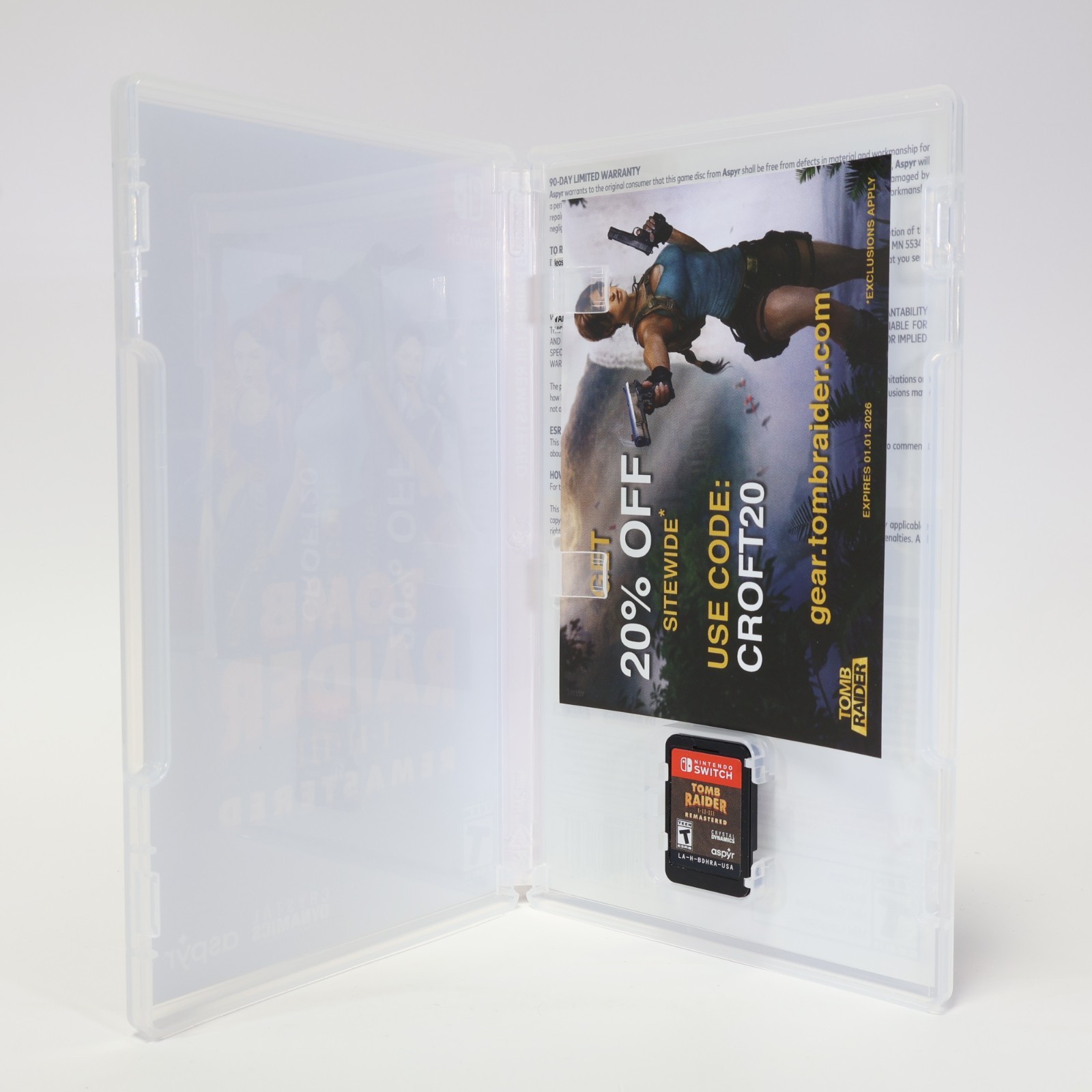 Tomb Raider I-II-III Remastered (Switch) CIB – Authentic Great Condition