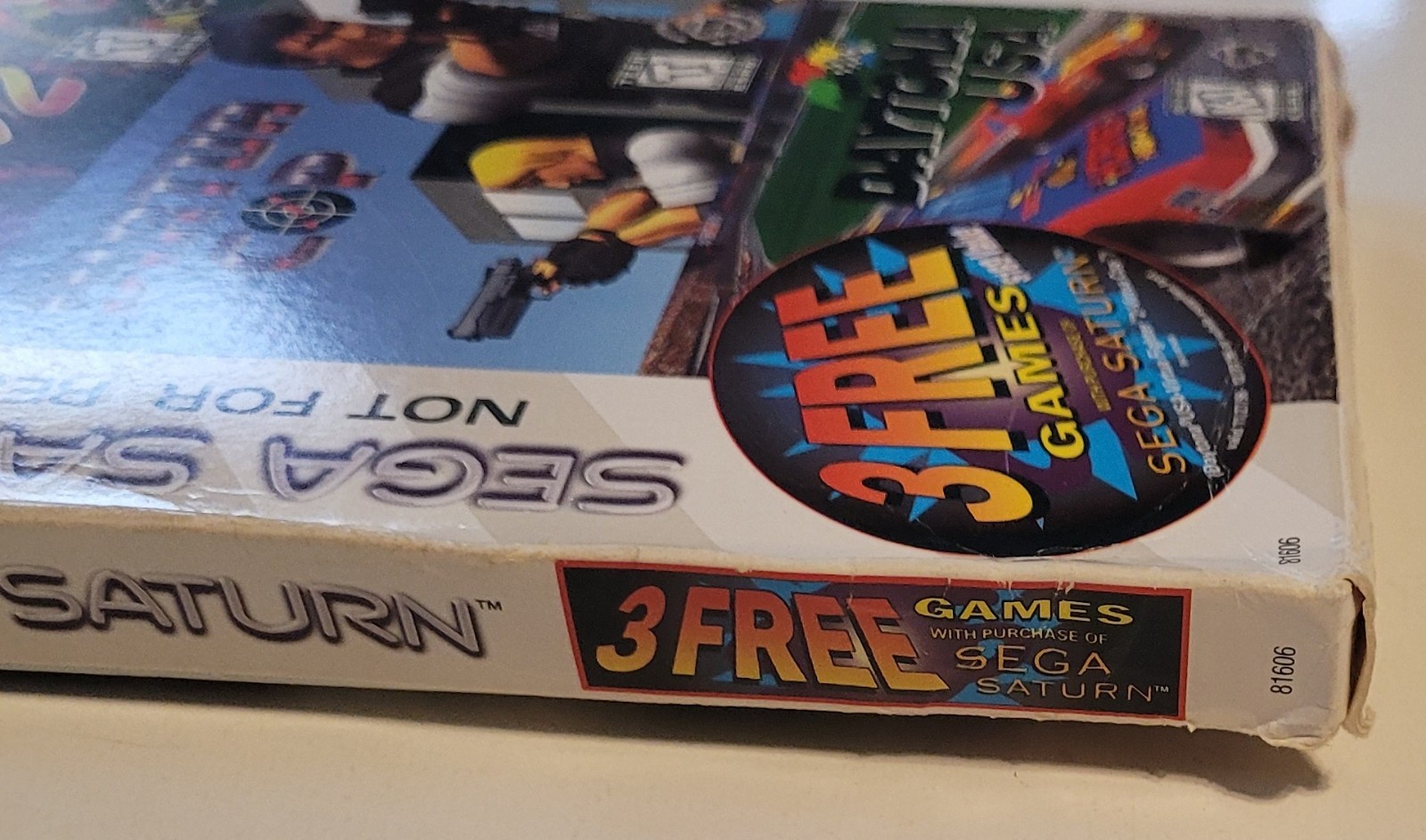 Sega Saturn 3 GamePack Not For Resale Virtua Fighter 2 Daytona Virtua Cop Tested
