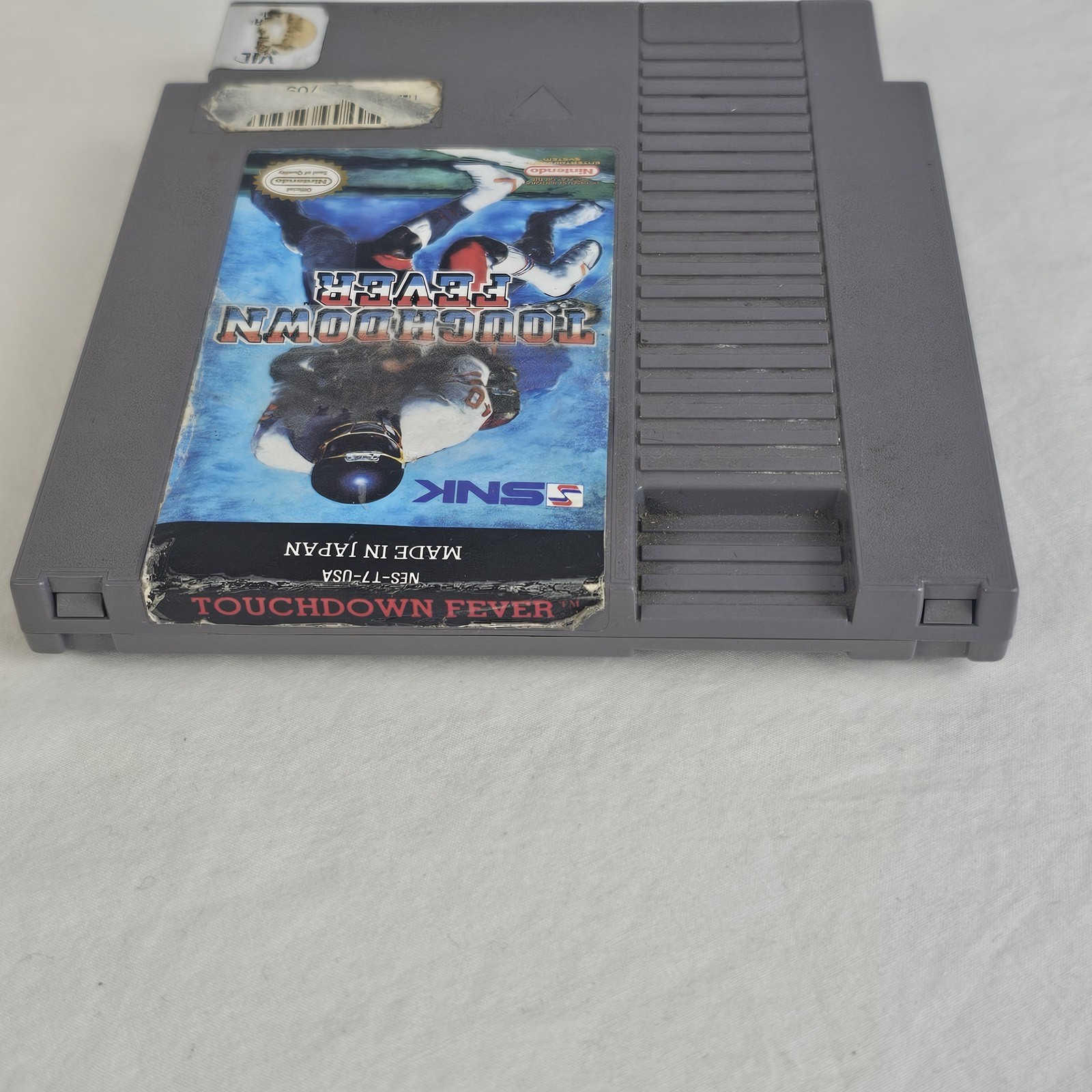 Touchdown Fever Nintendo NES (SNK, 1985) NTSC-U/C Football Game Cartridge
