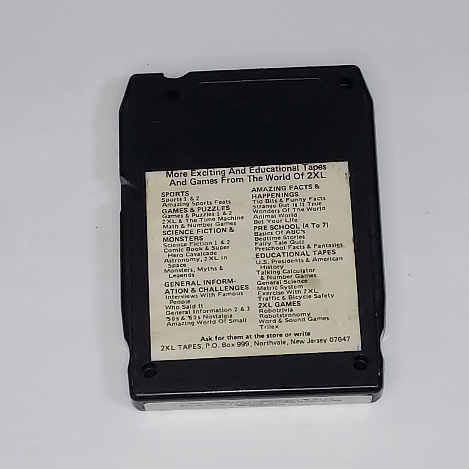 WONDERS OF THE WORLD Mego 2XL Talking Robot 8 Track Tape 1979