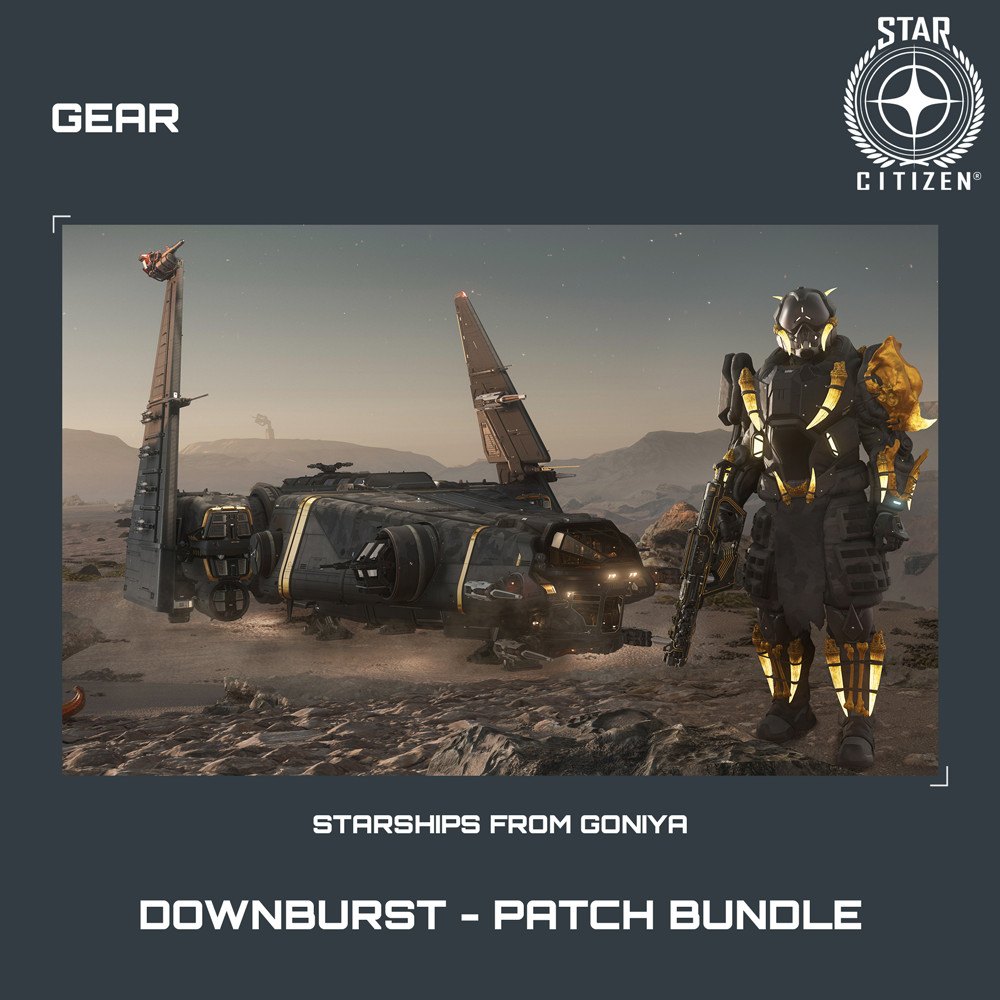 STAR CITIZEN – GEARS – DOWNBURST – PATCH BUNDLE (LIMITED ITEM)