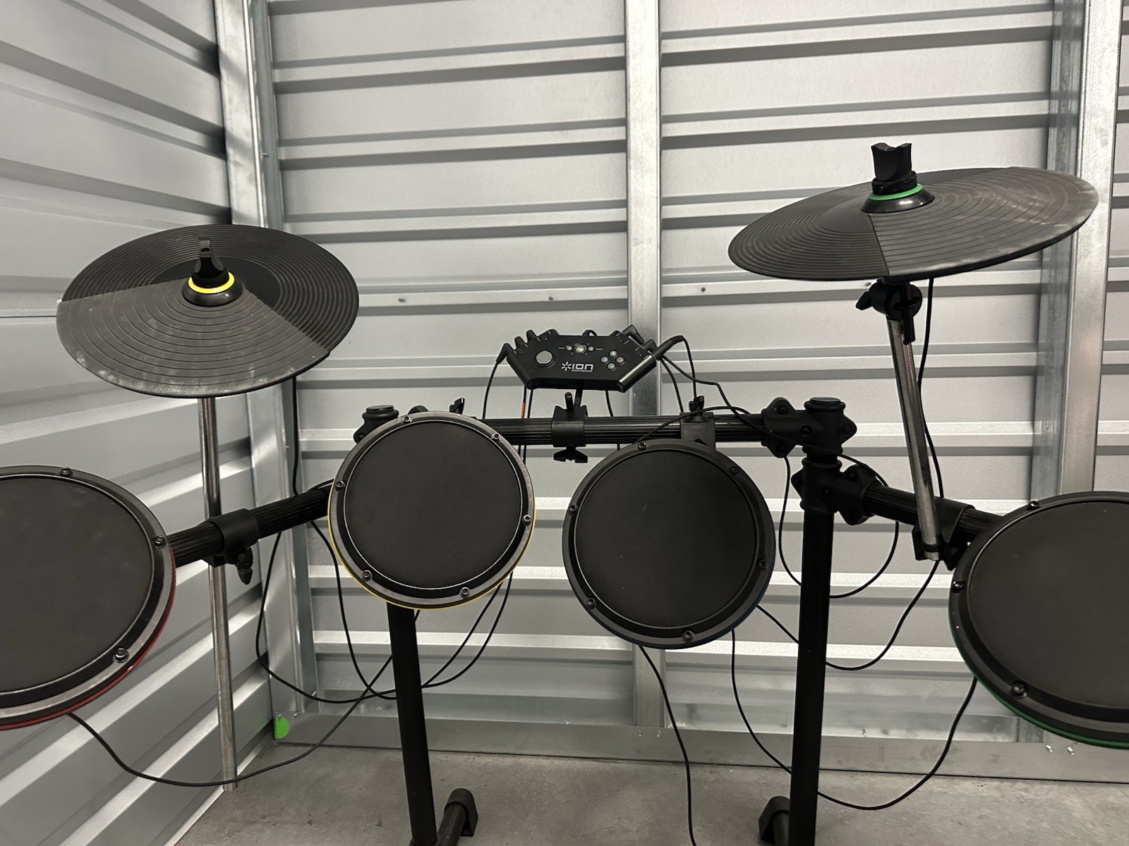 ION Drum Rocker Premium Drum Kit Xbox 360 Rock Band 2 3 – Read Description