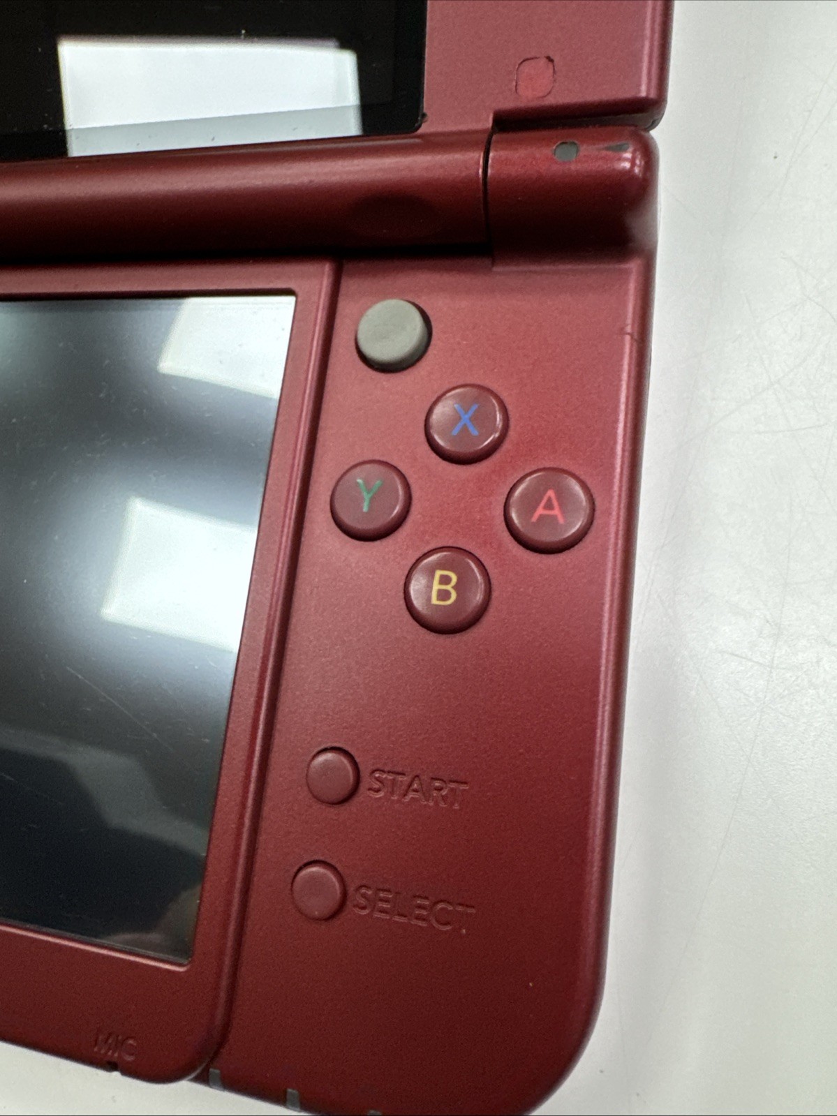 TOP IPS Nintendo NEW 3DS XL Metallic Red Game Console RED-001