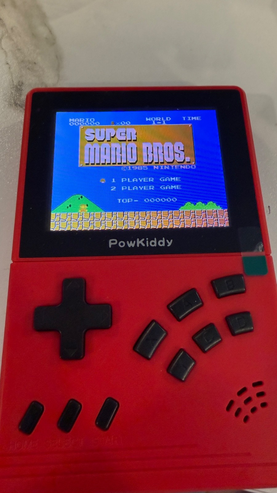 Powkiddy V2 retro arcade handheld w 32 gb card and over 3600 games