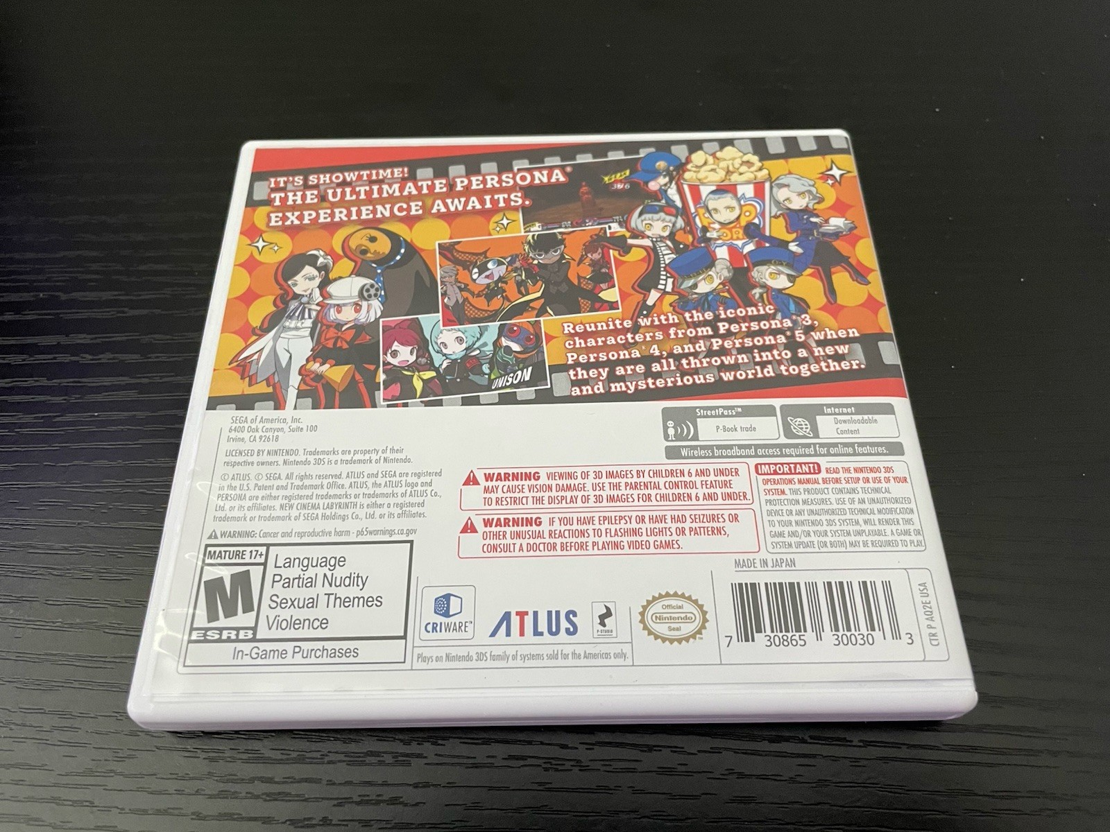 COMPLETE Persona Q2: New Cinema Labyrinth (Nintendo 3DS, 2019)