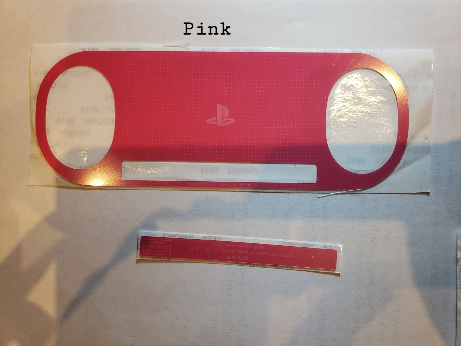 PlayStation PS Vita, Psvita Slim 2000 Rear High Quality Touchpad Label Sticker