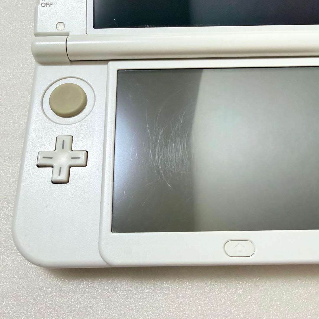 New Nintendo 3DS LL XL Pearl White Console IPS Mem Card Tested Working #65
