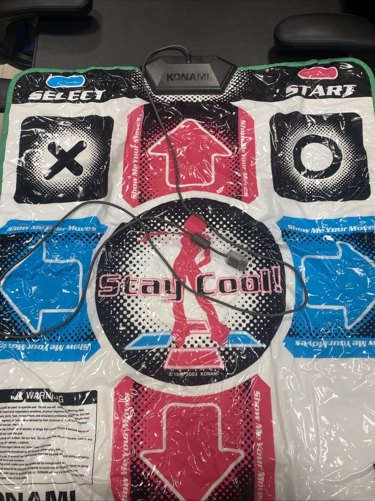 Konami Dance Dance Revolution Official DDR Dance Pad PS1 PS2 2003