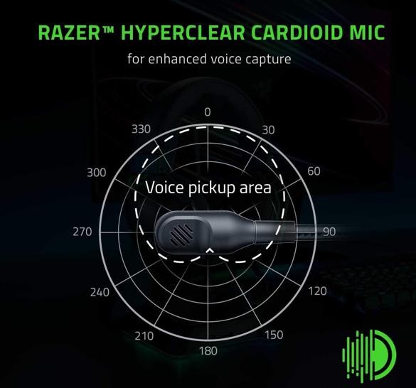 Razer BlackShark V2 X Gaming Headset: 7.1 Surround Sound Capable – 50mm Drivers