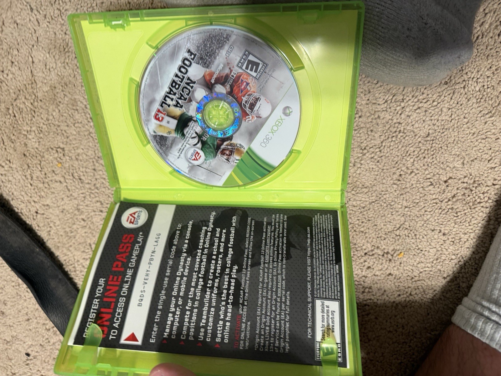 NCAA Football 13 (Microsoft Xbox 360, 2012)