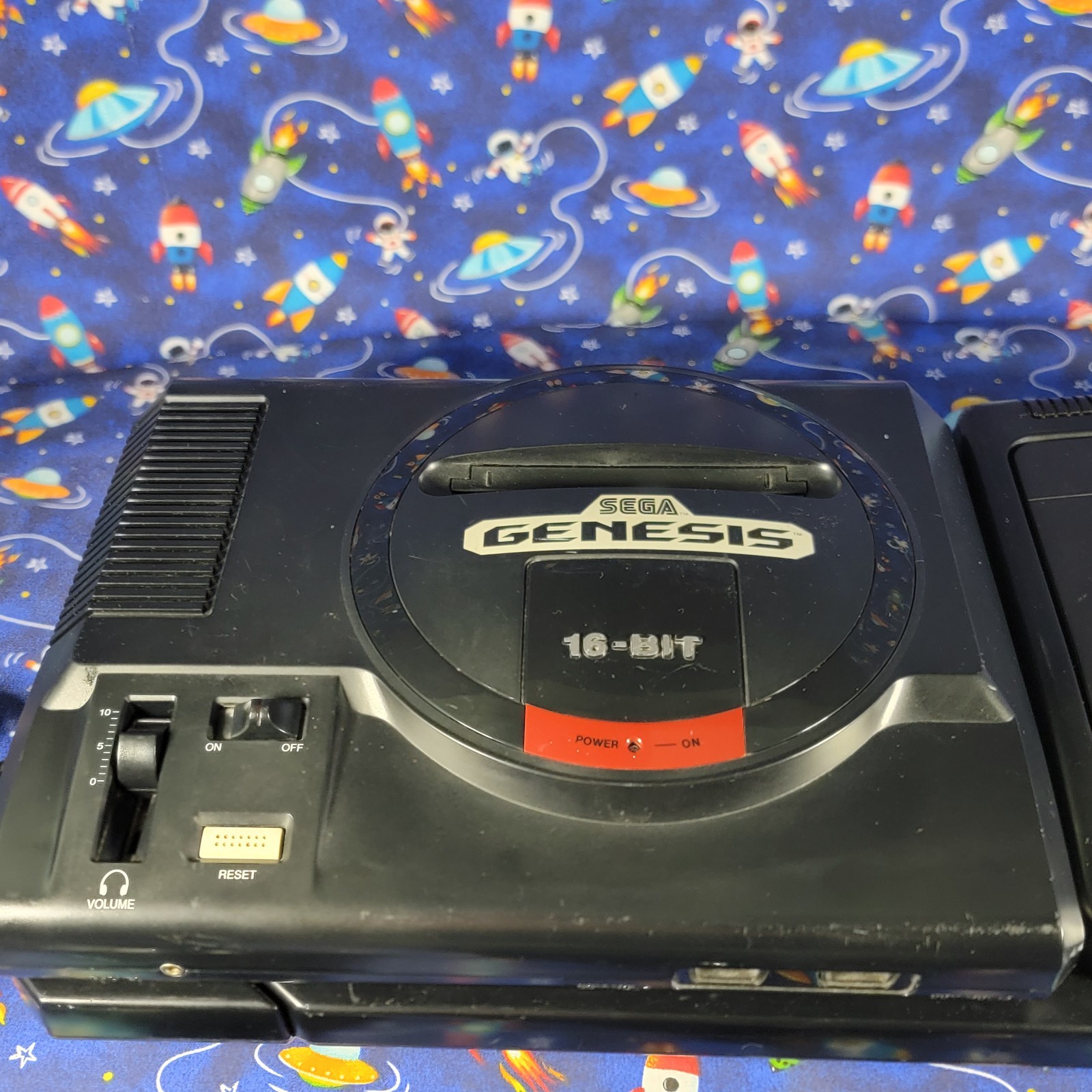 Vintage Sega CD Console With Sega Genesis Controller & Accessories *READ*