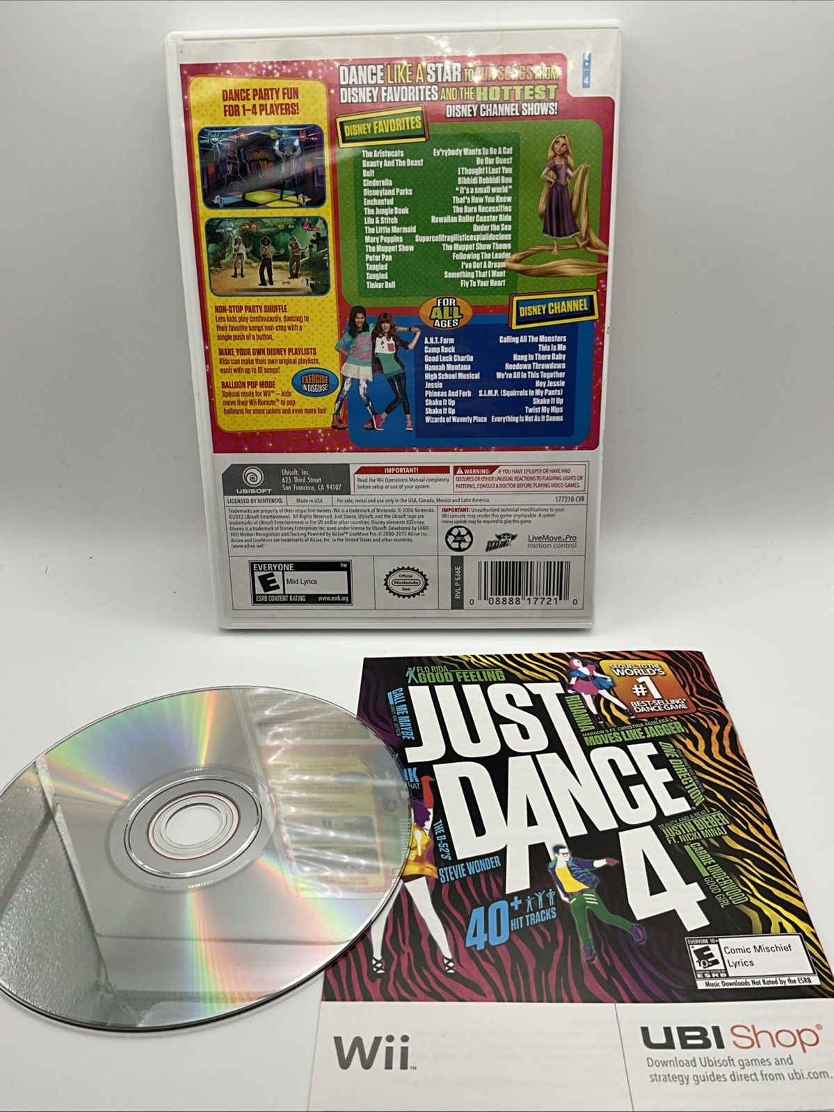 Just Dance: Disney Party – Nintendo Wii Game CIB