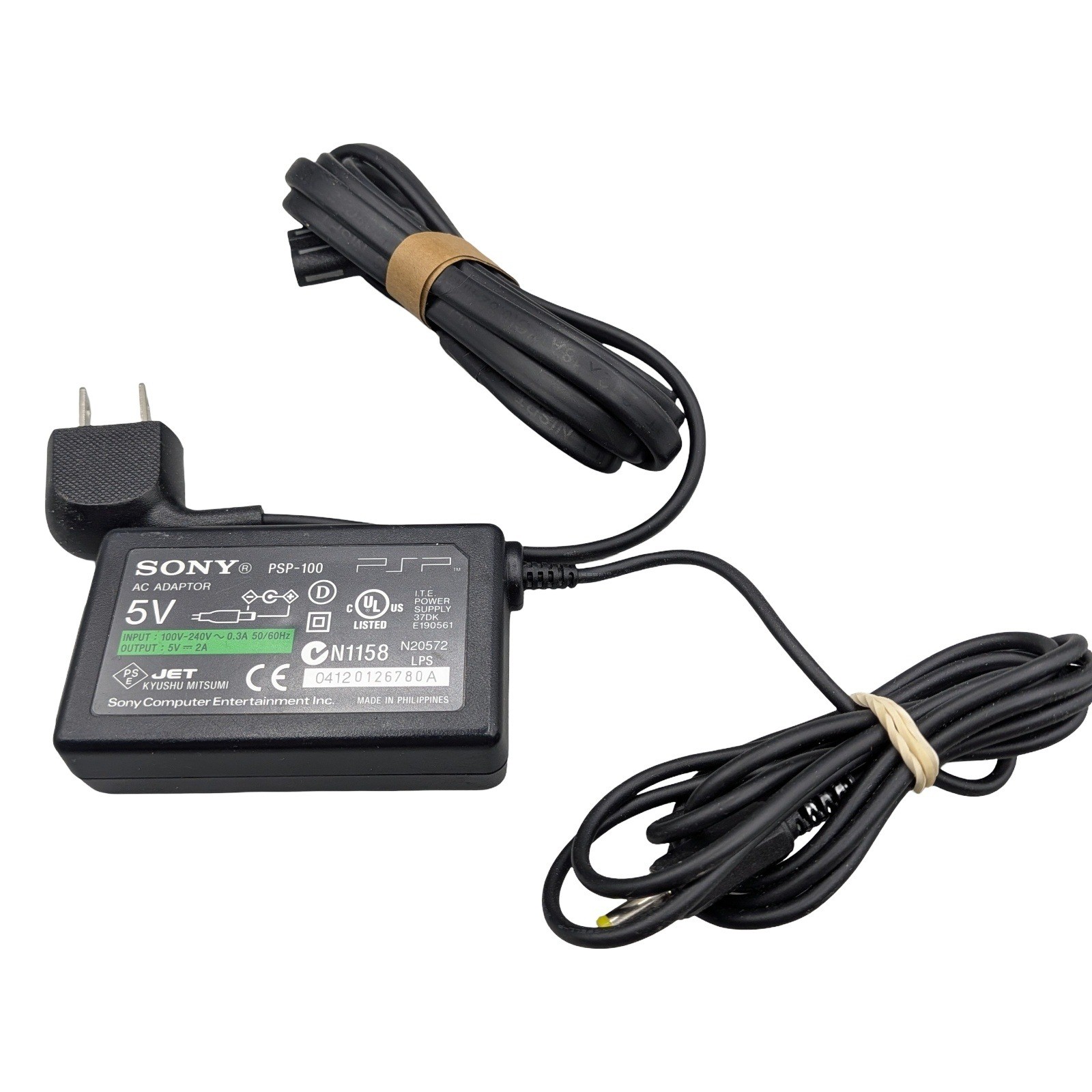 Sony PSP-100 AC Adaptor 5V 2A Power Supply Charger for PSP 1000 2000 3000 Black
