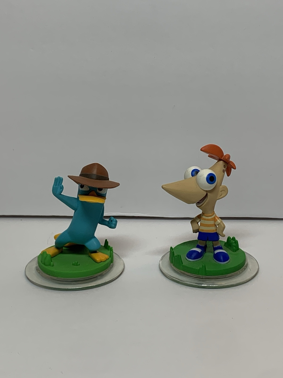 Disney Infinity 1.0 Phineas and Ferb Agent P Perry Phineas Figure Lot Bundle GUC