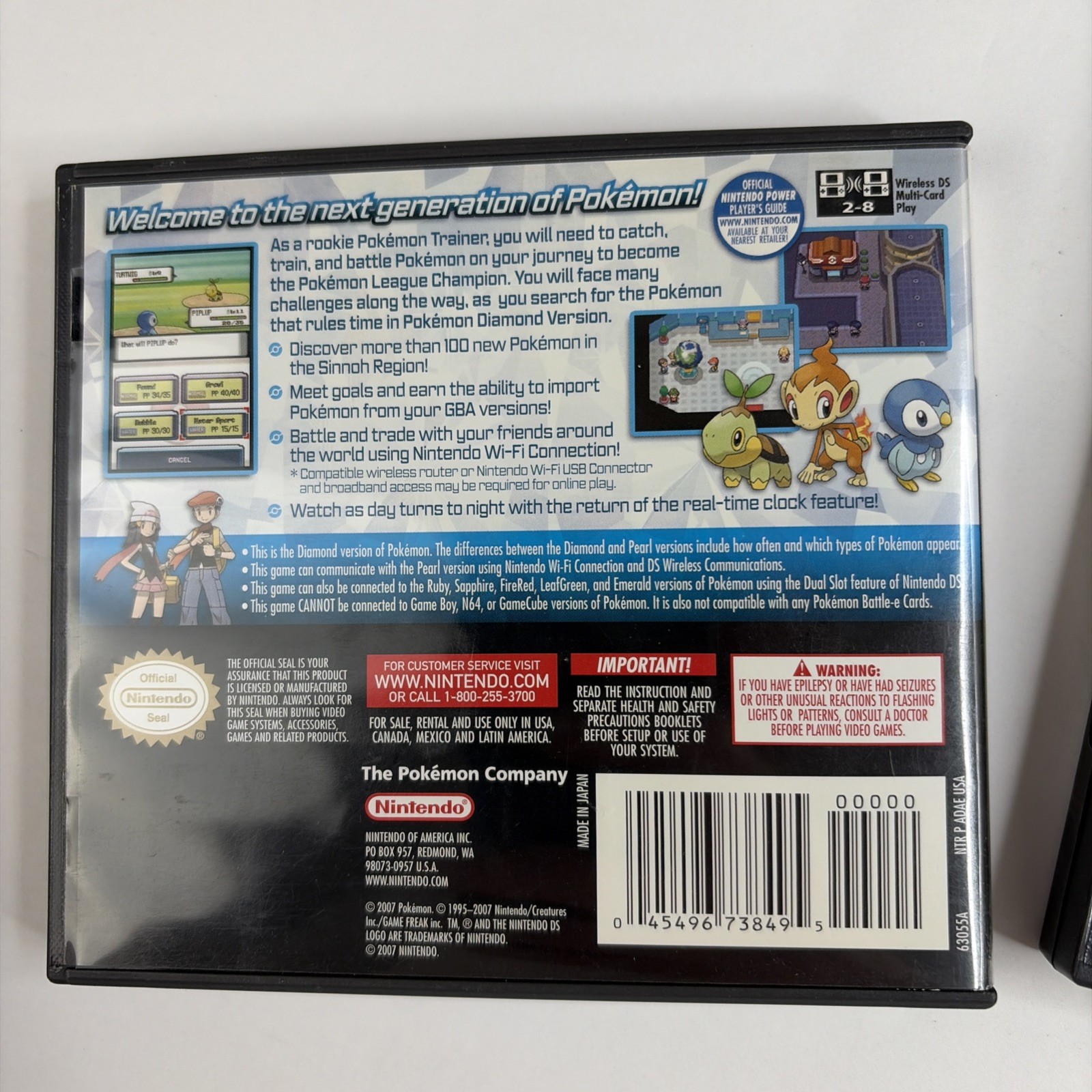 Pokemon DS Platinum Diamond Pearl Bundle W Original Box Authentic Tested