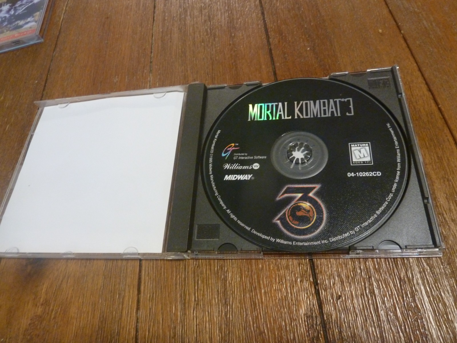 Mortal Kombat 3 (PC CD-ROM, 1995, Midway/GT Interactive) IMPORT MADE IN ISRAEL