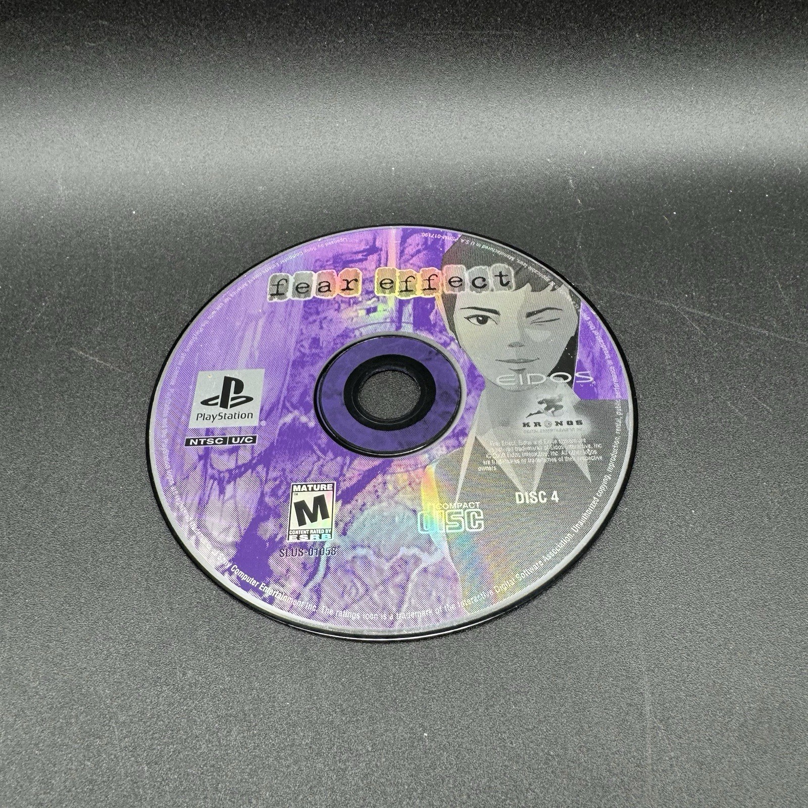Fear Effect Sony PlayStation 1 2000 PS1 Discs Only 1 2 3 4 1-4 Free Shipping