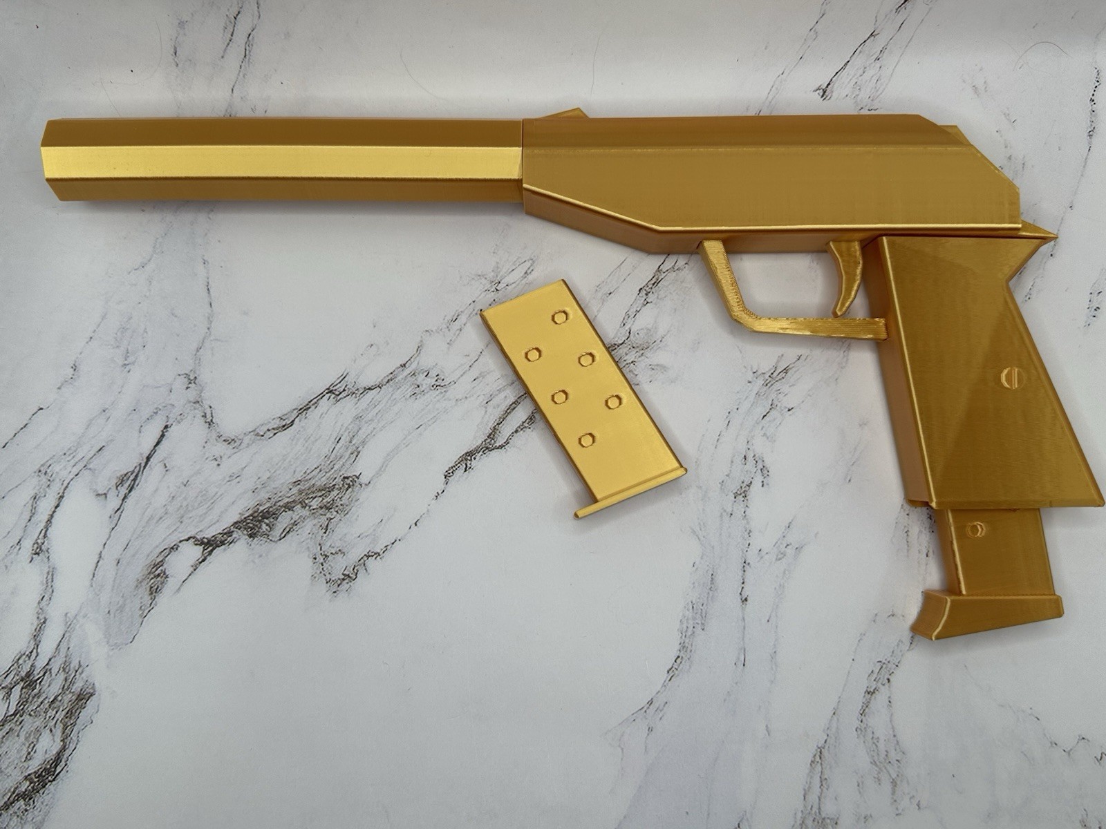 GoldenEye 007 Golden Gun Replica – Full-Size Nintendo 64 Cosplay Prop