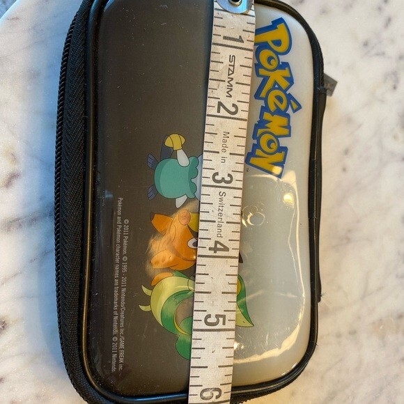 Pokemon Black and White Soft Zip Travel Case Nintendo DS 2011 Oshawott Snivy …