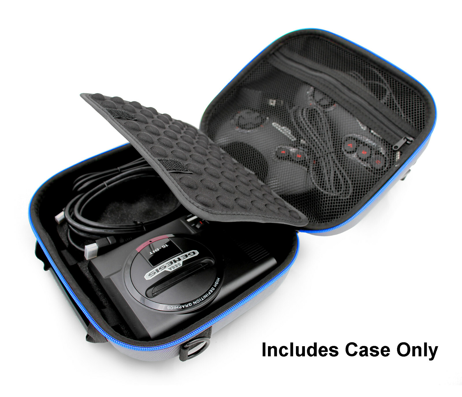CM Travel Case fits Sega Genesis Mini Gaming Console Controllers Cables & Games