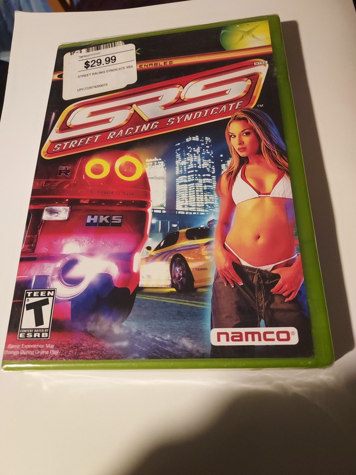 Namco SRS: Street Racing Syndicate Xbox Racing Game Manual Included
