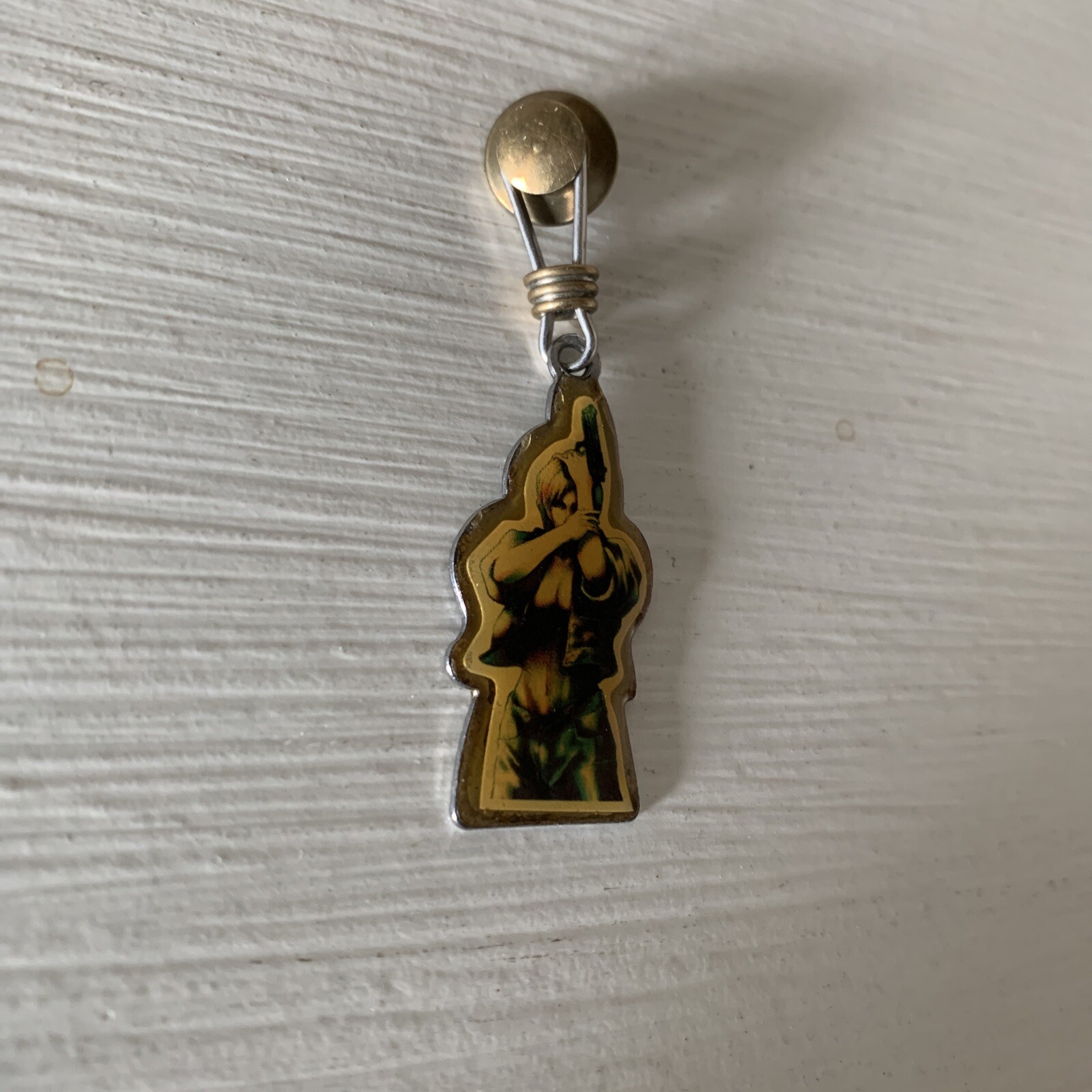 Parasite Eve 2 II Aya Brea Keychain Zipper Pull PlayStation 1999 Sony PS1 Rare