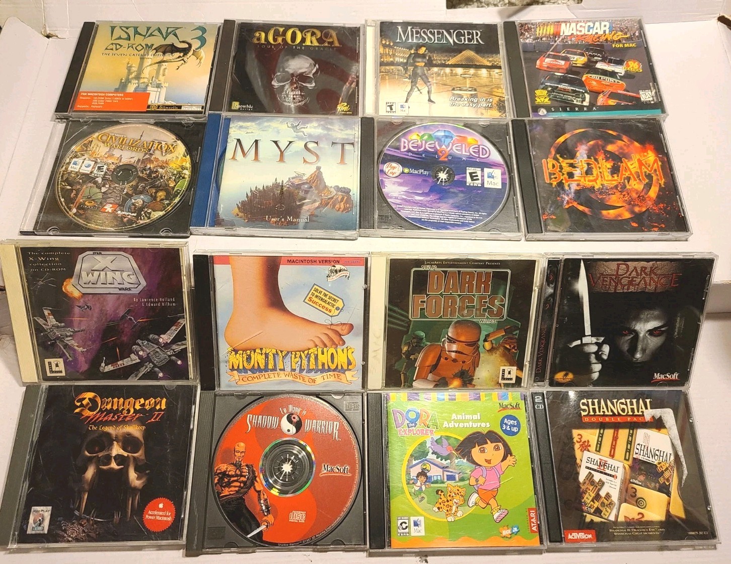 50 Macintosh Mac Video Game LOT 200 Program Arcade+Learning Educational Software