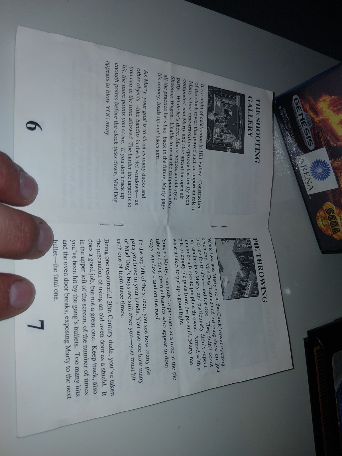 Sega Genesis Back To The Future III 3 CIB With Manual Tested And Working