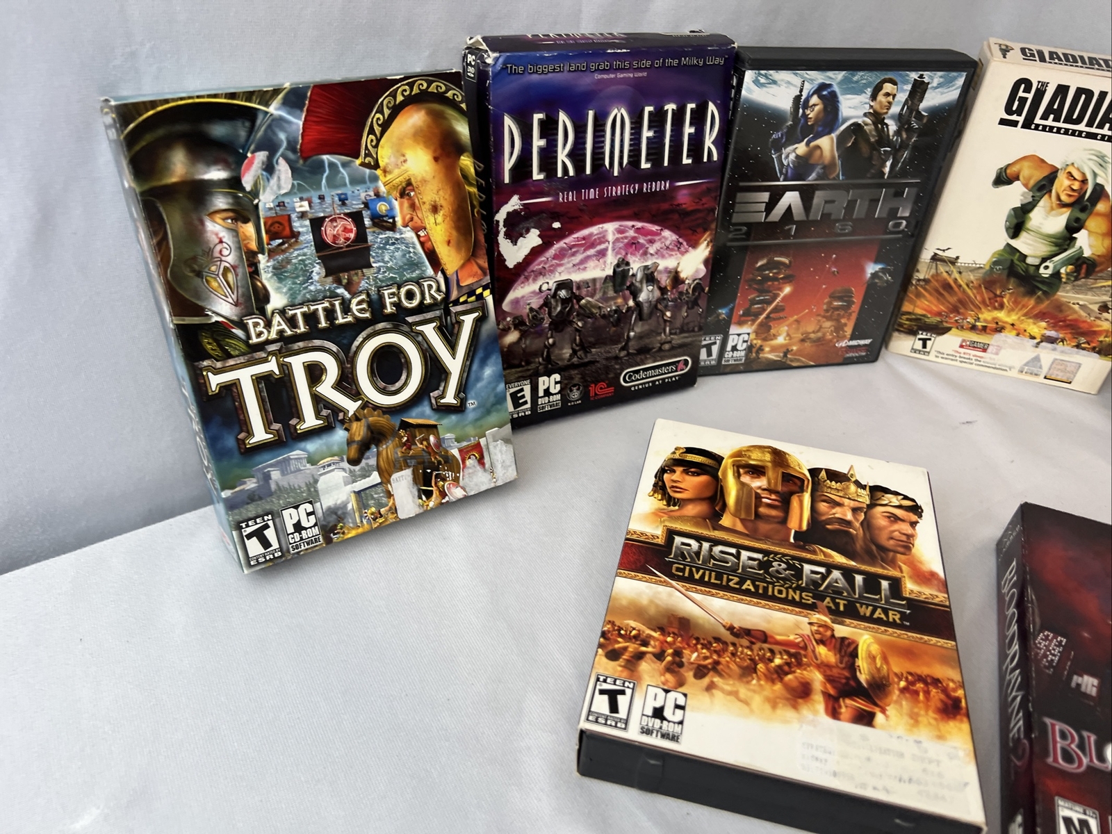 Lot Of 9 Vintage 2000s Computer Games PC Games Bloodrayne Perimeter Atomic
