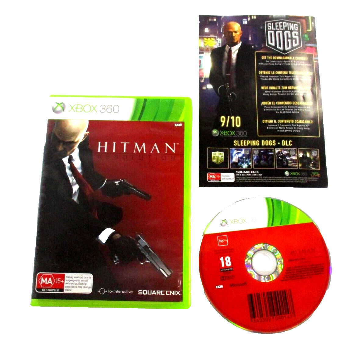 Hitman Absolution XBOX 360 MA15+ PAL R4 2004 IQ Interactive No Manual Tested