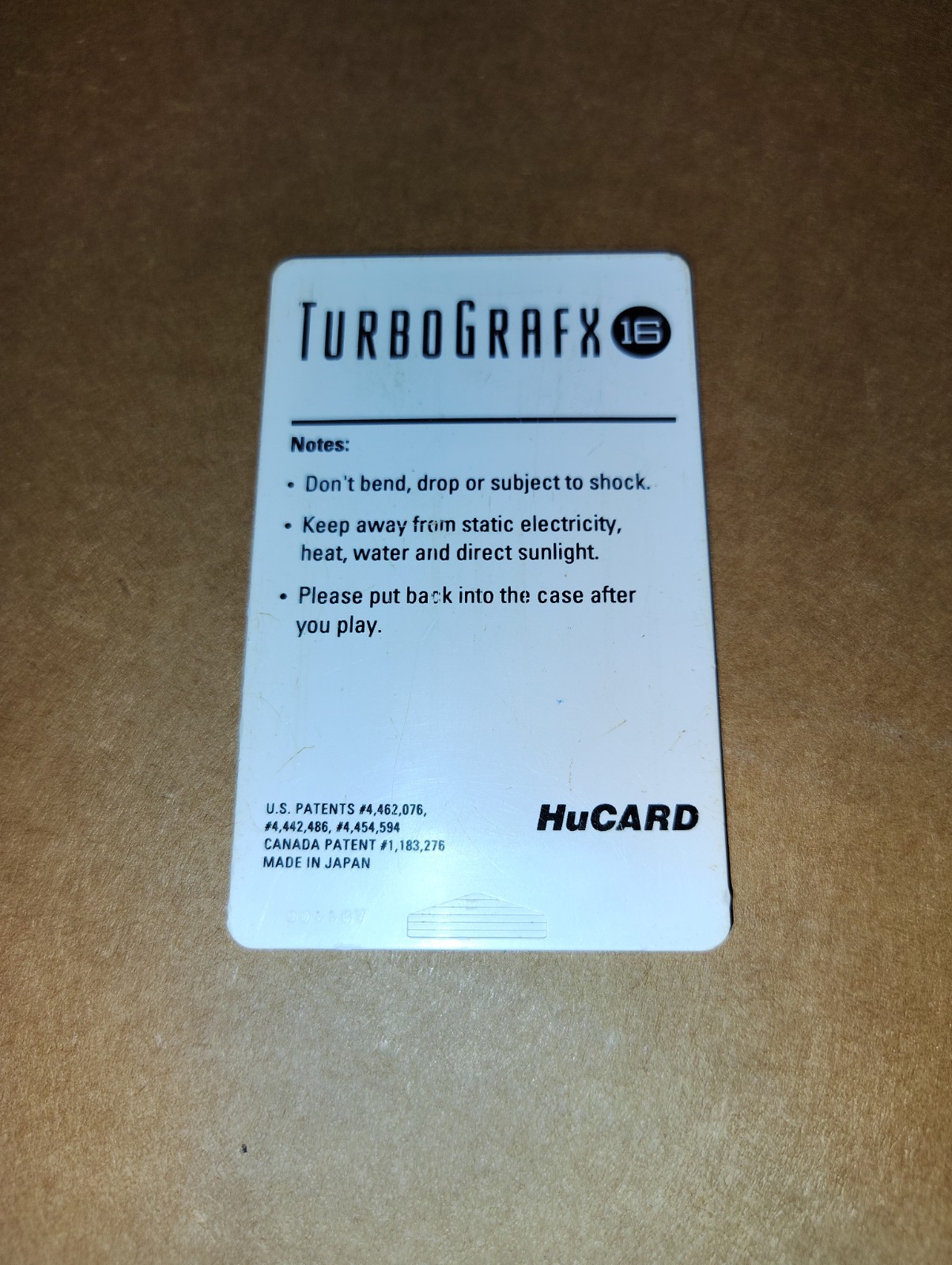 R-Type 89′ (TurboGrafx-16) & World Class Baseball 89′ Hu CARDS Only