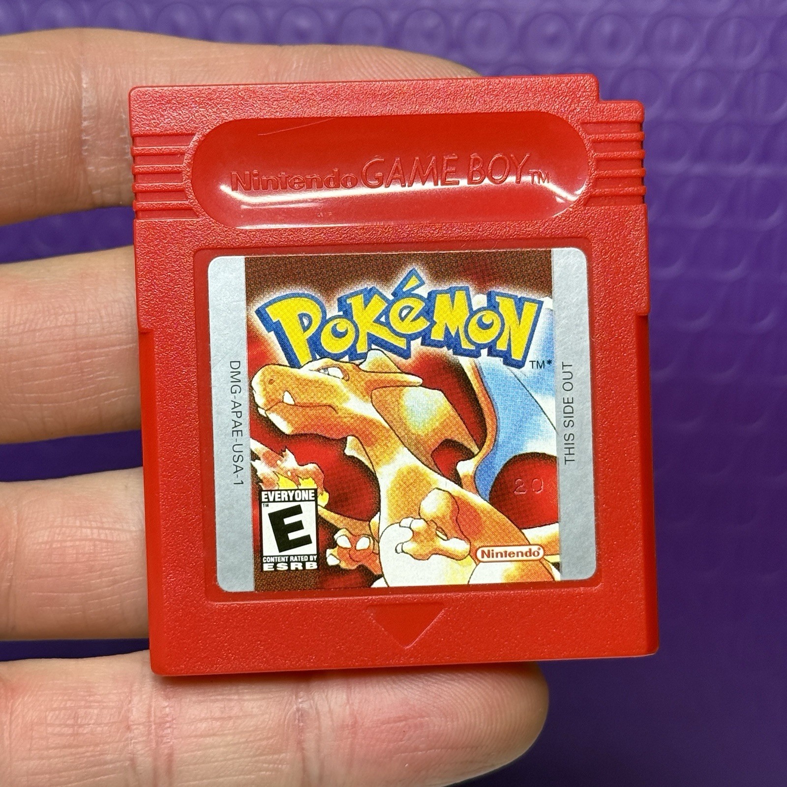 Pokemon Red Version – GameBoy [Authentic – New Save Battery] Cartridge Only