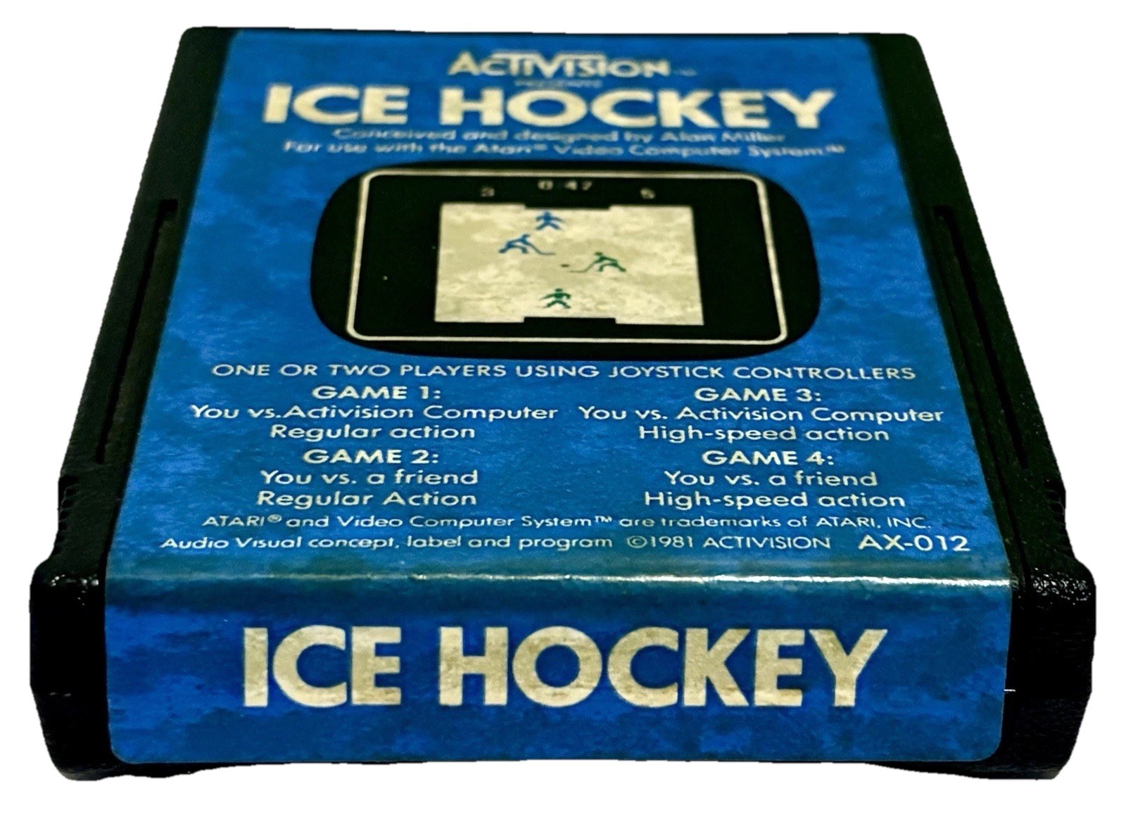 Ice Hockey Atari 2600 Activision 1981 Game Cartridge Only