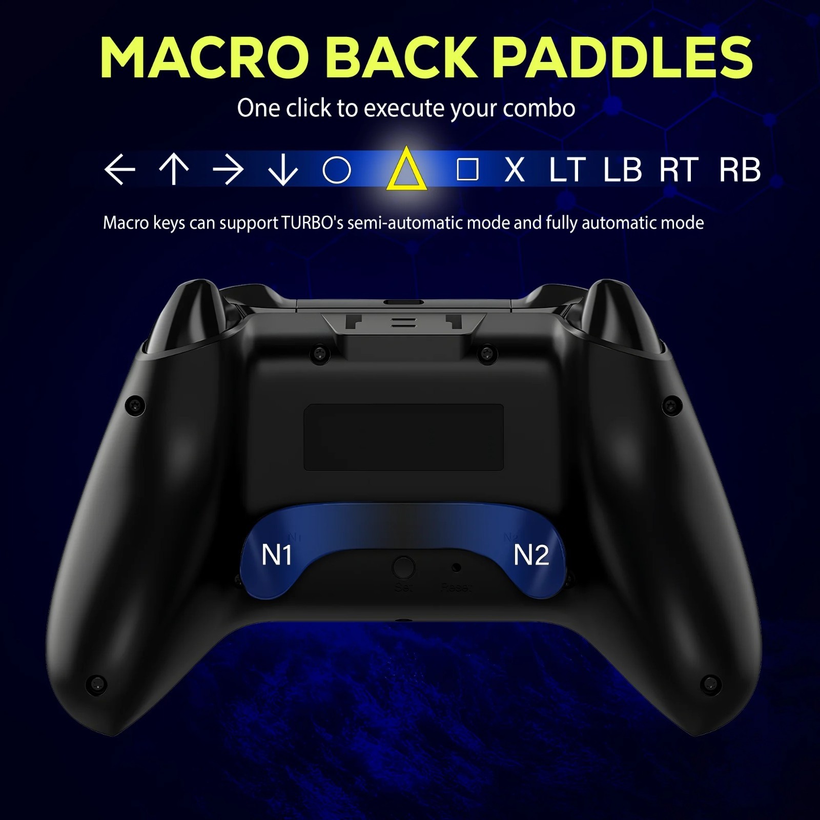 QRD Spark N5 Wireless Controller PS4 PS3 PC iOS Android Hall Joystick Vibration