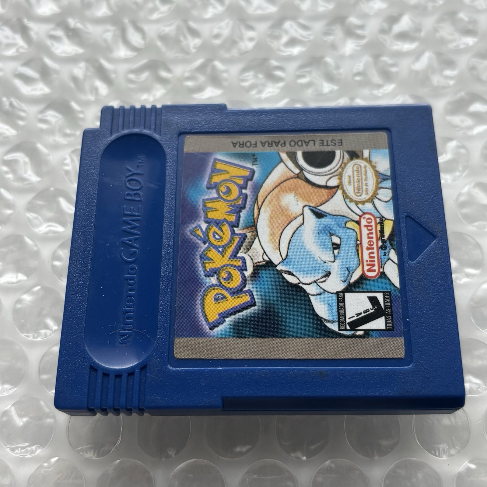 Nintendo Gameboy Pokemon Pikachu Blue Gradient Playtronic Brazil Variant Saves