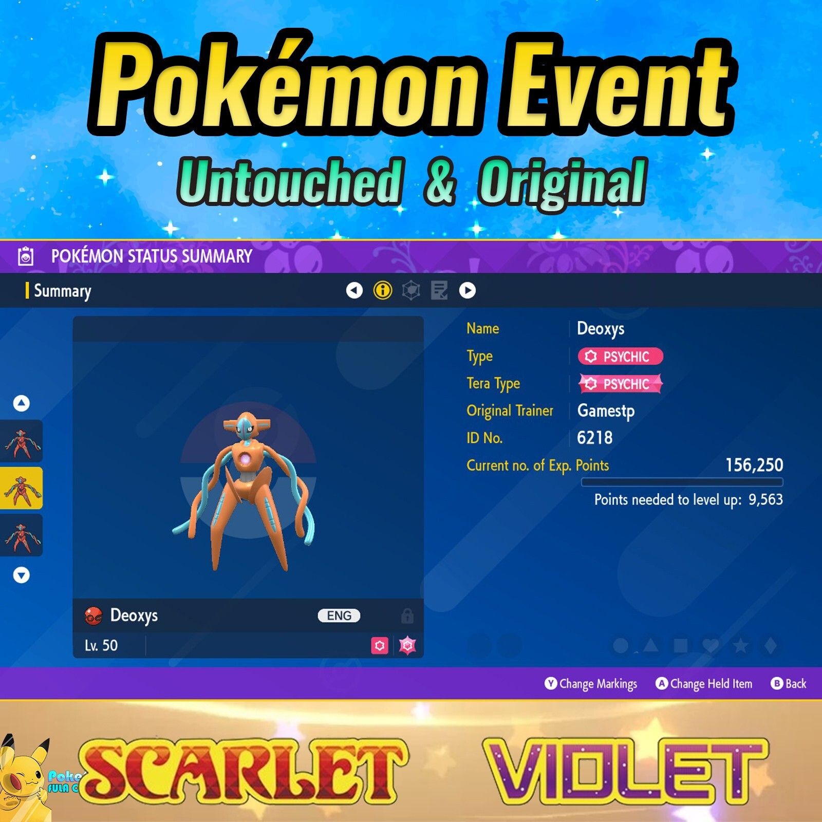 Deoxys Event 💜 American GameStop Event 💜 Pokémon Scarlet & Violet