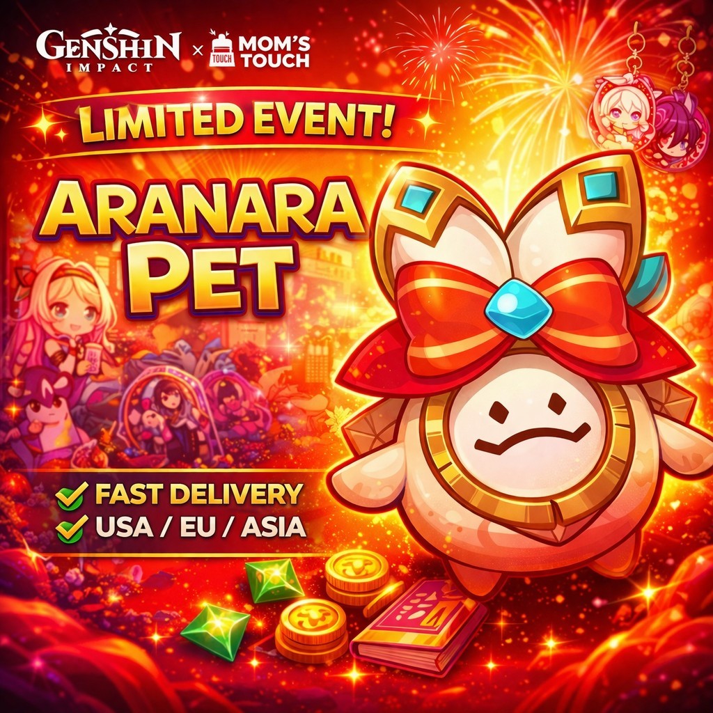Genshin Impact x Mom’s Touch Collab Aranara Pet Redeem Code Only