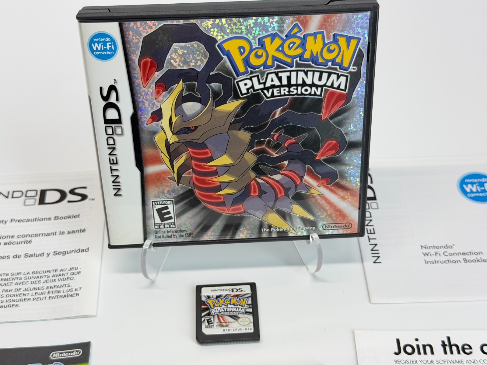 Pokemon Platinum Version (Nintendo DS) Complete w/Green Insert Authentic
