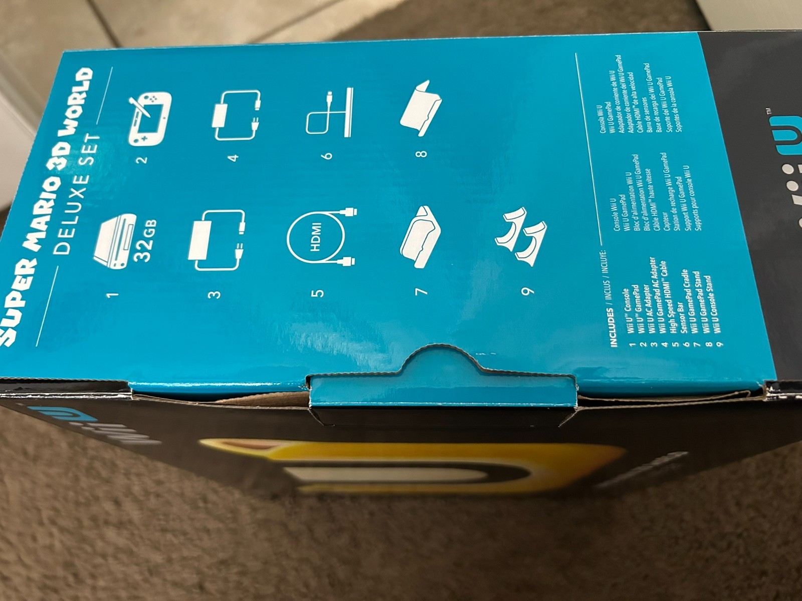 NEW Nintendo Wii U 32gb Super Mario 3D World Deluxe Set – Black System