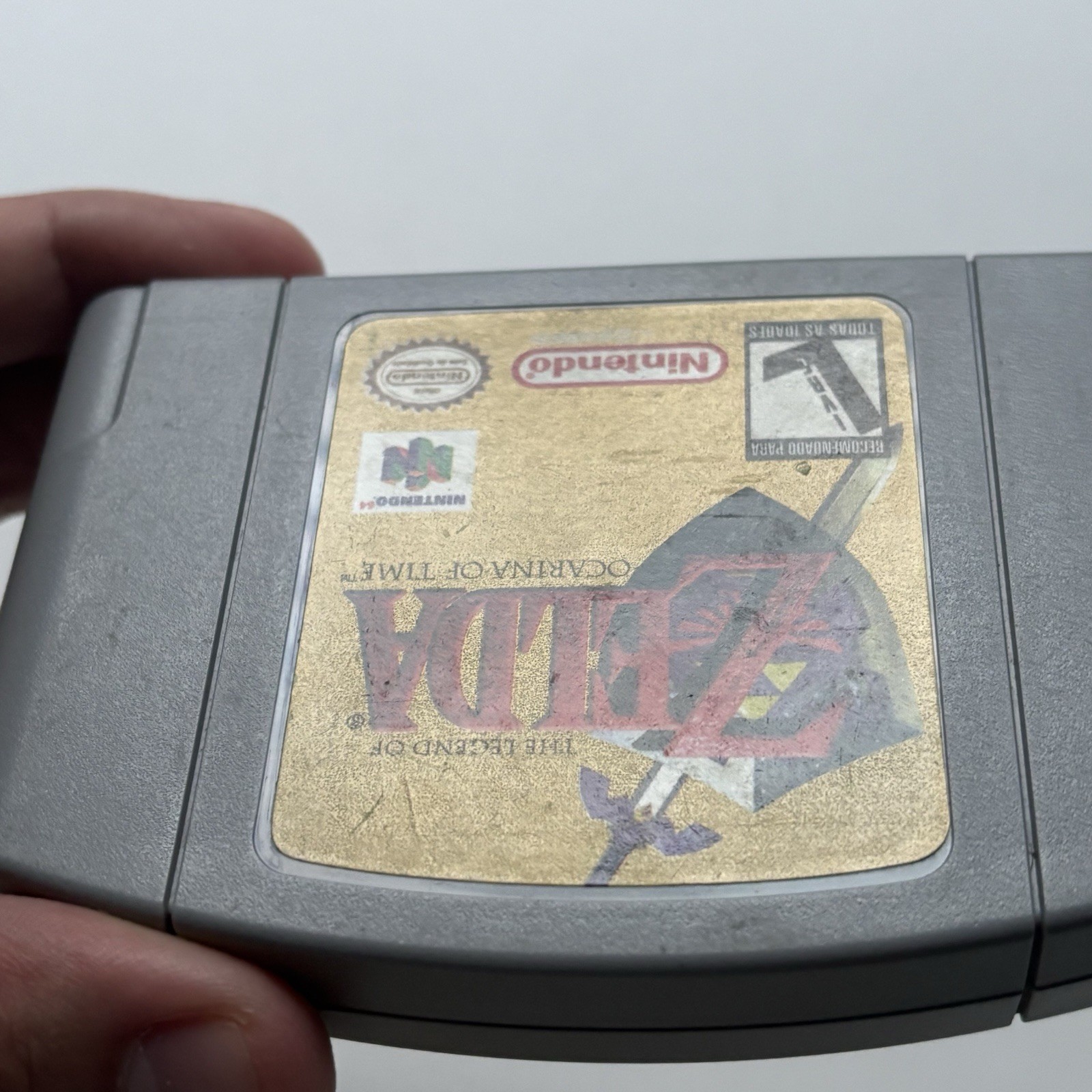 Legend of Zelda Ocarina Of Time Nintendo 64 N64 RPG Authentic Brazil Gradiente