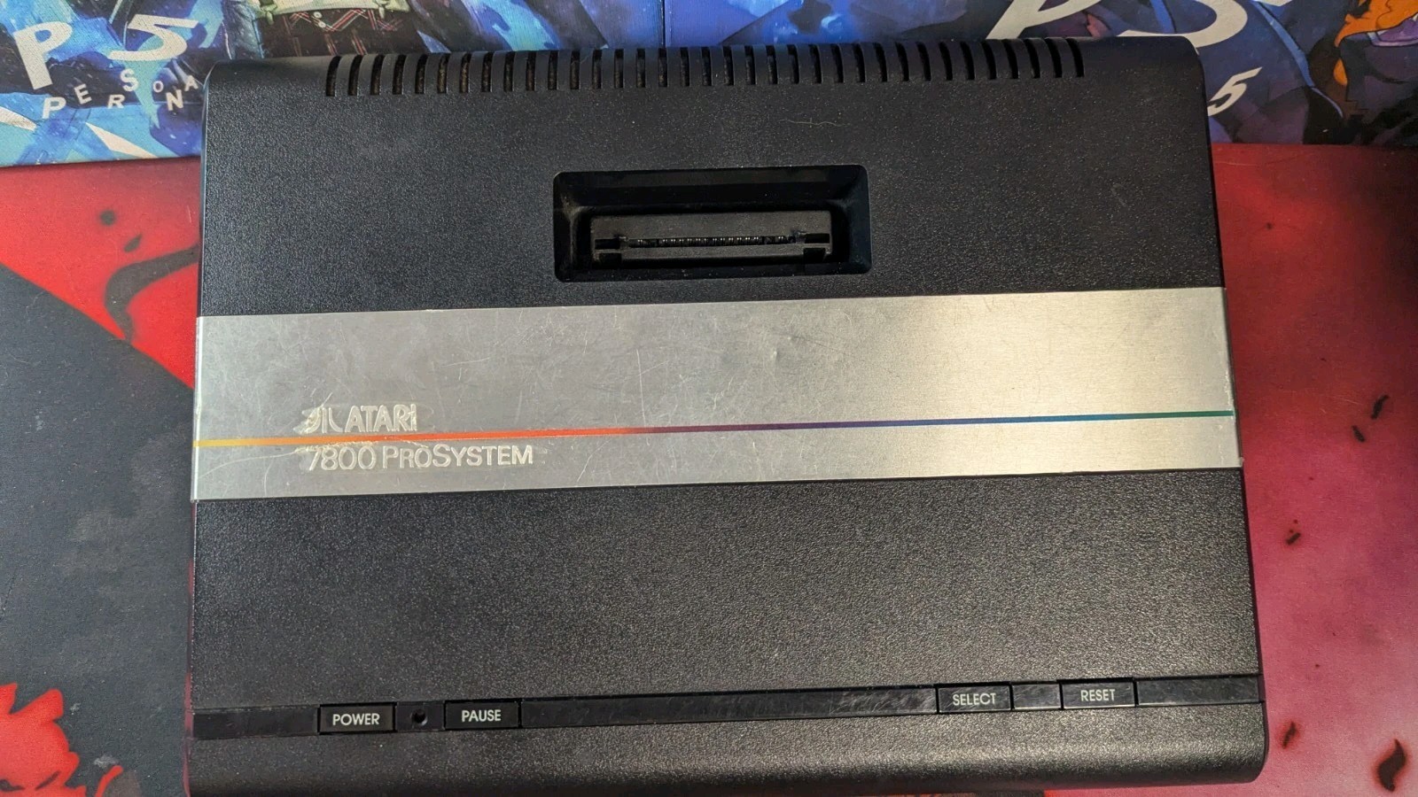 Atari 7800 System Console w/ Controller, Power, Cable, Tested Working