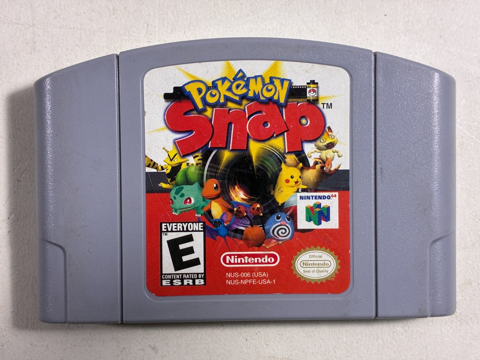 Nintendo 64 Pokémon Snap Game Pak NUS-USA/Can-1 Tested Working